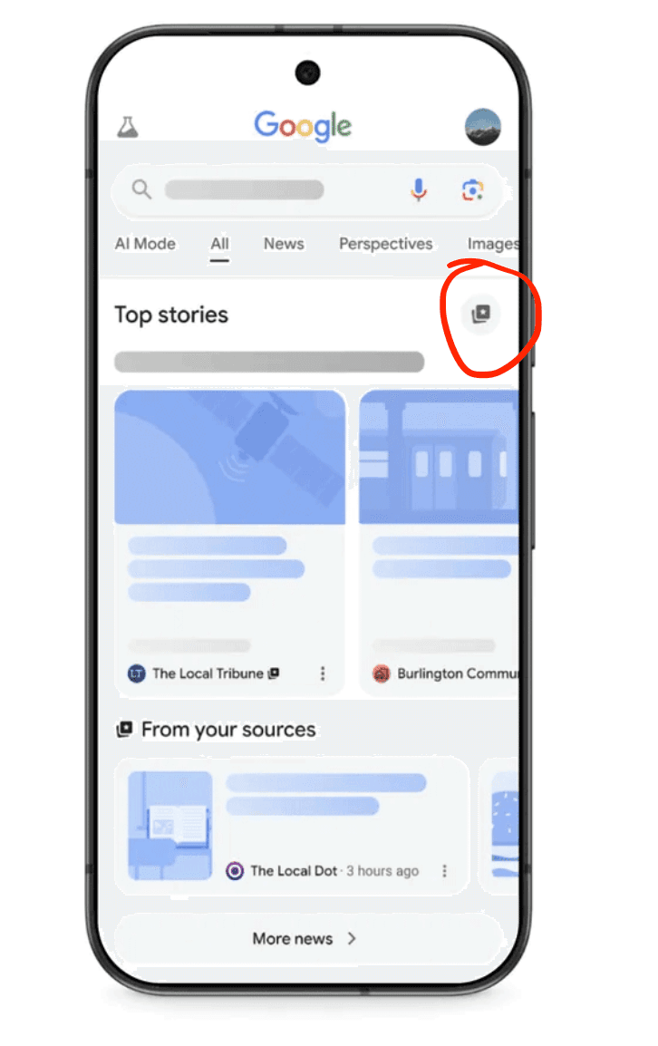 Google Tests “Preferred Sources” in Top Stories: What News Publishers Need to Know