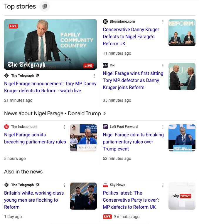 How to select a Preferred Source in Google Top Stories