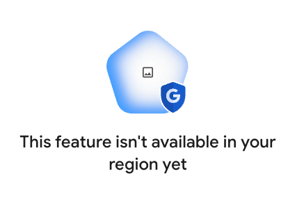 Google Search Profiles — This feature isn't available in your region yet